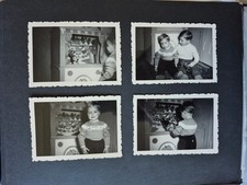 Vintage DDR Fotoalbum Weihnachten Holzspielzeug IFA F9 Cabrio Ostsee 1950er