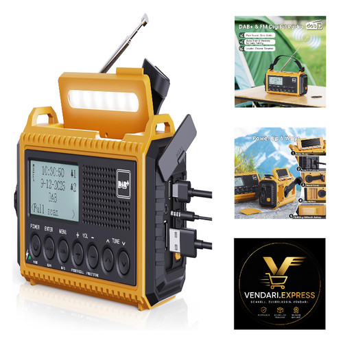 Dab digitalradio mit 5000mah - dab,