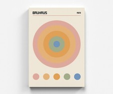 Bauhaus leinwandbild kreis - bauhaus,