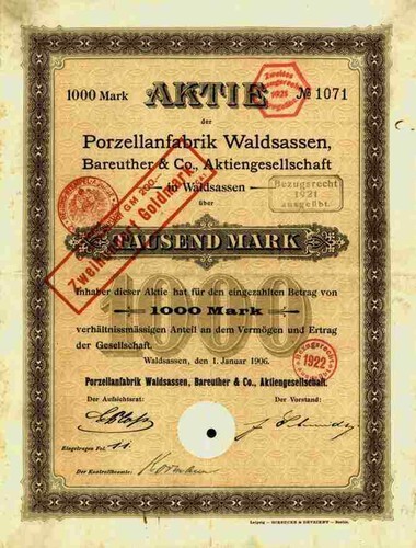 Porzellanfabrik waldsassen - porzellanfabrik,