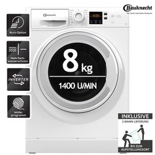Bauknecht WAM 814 A Waschmaschine 8kg Weiß Anti-Allergie-Programm 2ML