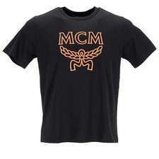MCM Logo T-Shirt Herren T-Shirts Schwarz