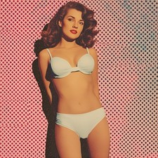 Pop Art Girl Frauen Vintage Retro Pin Up 1960s Sexy Foto Kunst Akt Kunstdruck