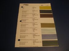 BMW Oldtimer Farbkarte Ausgabe 1979, orig. Spies&Hecker