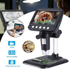 LED Digital USB Mikroskop,4.3'' 1080P,1000X HD Drahtlose Mikroskopkamera,32-GB