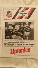 Stadionheft 96/97 Altona 93 vs