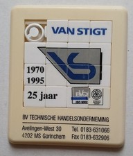 11 088 Geduldspiel-Schiebefix-Werbung „Van Stigt Handel Niederlande“