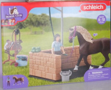 Schleich Horse Club 42438 Emily & Luna Waschplatz Spielset Pferd Reiter Set