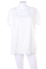 Soquesto Kurzarm-Shirt Layer Look L weiß