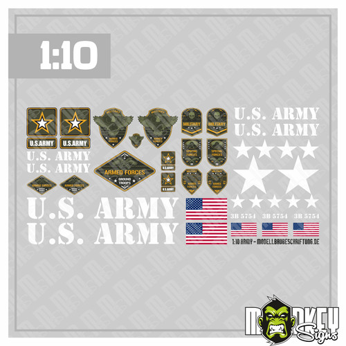 Army aufkleber sticker - us,
