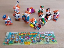 ♥️ Ü-Ei Konvolut Figur Steckfigur FANCY Fuxies Komplett + BPZ 1998