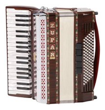 Zupan Alpe IV 96 MHR Akkordeon Palisander 38 Diskanttasten Riemen Koffer