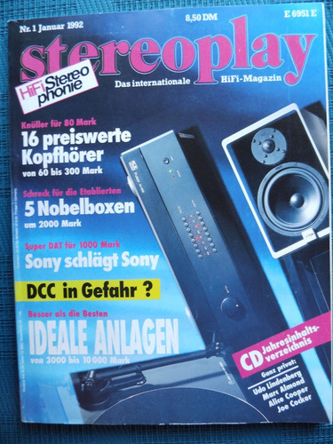Stereoplay sony dtc - 1/92,,