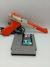 Nintendo NES Zapper Light Gun & Mario Bros / Duck Hunt Spiel Blaster Bundle 