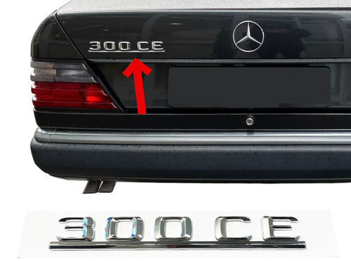 Typenschild 300ce mercedes - typenschild,