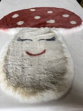 2xEdelzeit Kaninchenfell -Optik Teppich Pilz