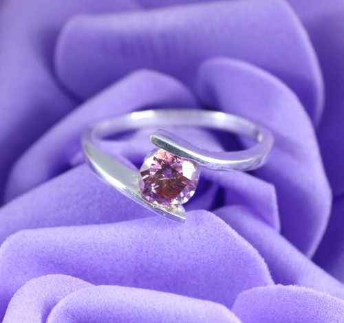 Pink rund diamant - 1,16,