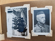 alte Soldatenfotos in kleinem Album, 2.WK