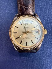 Tudor Date Day Stahl Gold