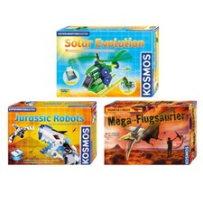 Kosmos 3er Bundle Set Experimentierkasten Solar Giganten Robots Dinosaurier