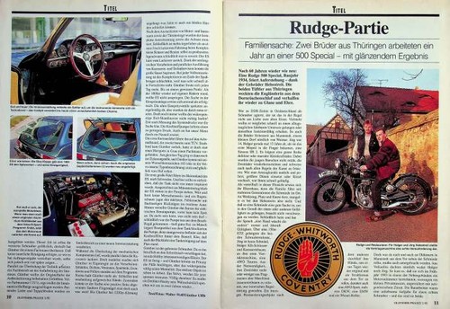 Oldtimer praxis 1366 rudge - praxis,