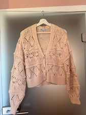 Grobe Strickjacke Boho Stil