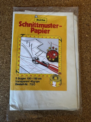 Folia schnittmuster papier - schnittmuster, 5