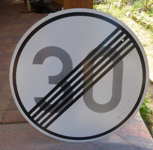 Altes verkehrsschild schild - altes,