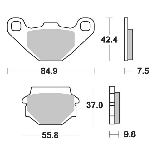 Racing bremsbelag lmp146st - ap-racing,