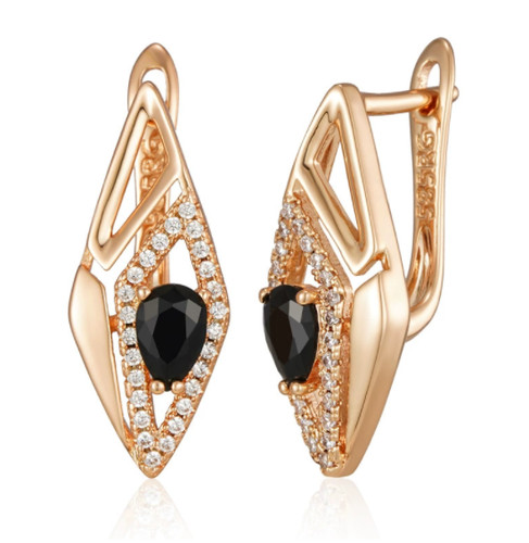 Elegante herz ohrringe - herz,