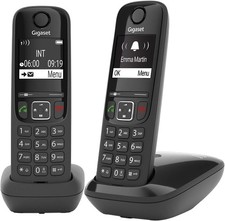 Gigaset AS690 Duo 2 Schnurlose Telefone Freisprechfunktion Anrufschutz DECT