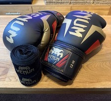 Venum Boxhandschuhe 12OZ/Venum Boxhandbandagen 4,5M