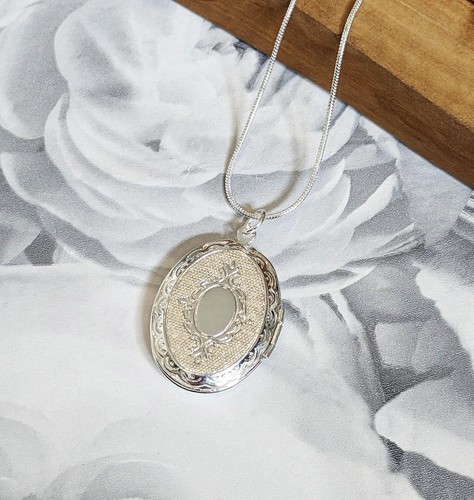 Sterlingsilber vintage oval - sterlingsilber,