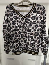Damen Pullover Leopardenmuster