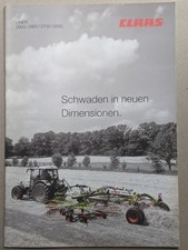 Claas LINER Einkreisel und Zweikreisel Schwader Prospekt Traktor Schlepper 