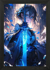 Anime Mädchen mit Schwert