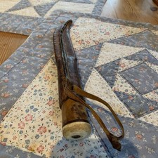 Nordschwedisches Arbeitsmesser der Sami  Rentierleder Birkenholz Braun