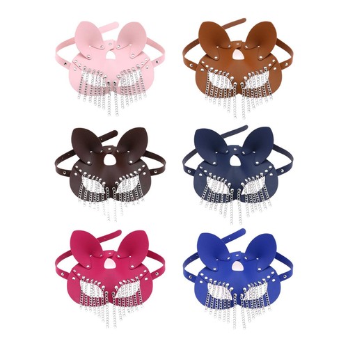 Damen maske aus leder - damen-maske,