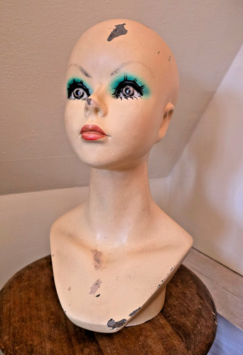 Vintage mannequin kopf - vintage,