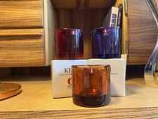 iittala Kivi Lila (OVP), Rot (OVP), Sevilla Orange  Als 3er Set Jede Farbe Je 1x