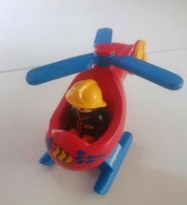 Playmobil 123 * Feuerwehr Hubschrauber * guter Zustand * 6789 * Ohne OVP
