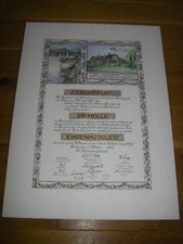 Ehrendiplom der Vereinigung