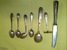 Besteck versilbert Silber