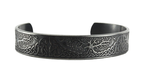 Edelstahl armreif antik - armreif,
