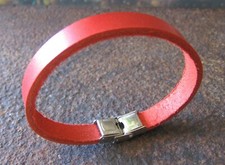 Lederarmband rot Herrenarmband
