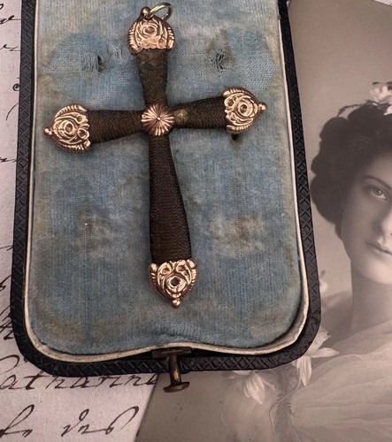Trauerschmuck haar 585 - trauerschmuck,,