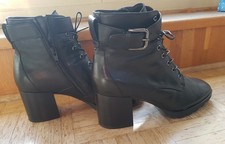 Högl Stiefelette Größe 41 Leder schwarz