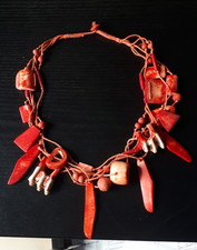 52cm Bein Knochen Hals Kette