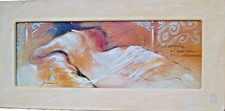 Joami Kunstdruck | Liegender Akt | Beauty Summer Dream | Rahmen bemalt: 117x57cm
