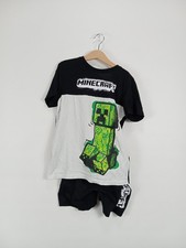 Minecraft Jungen Set T-Shirt & Shorts Gr. 146 Mehrfarbig Creeper Motiv